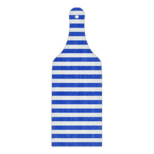 Planche À Découper Royal Blue Combination Stripes par Shirley Taylor