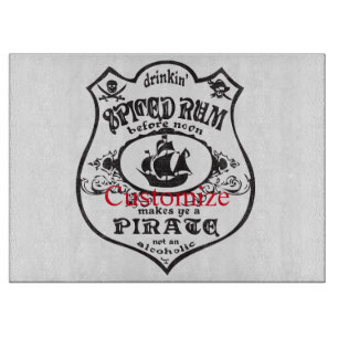 Planche À Découper Rum épicé Pirate Boisson Thunder_Cove