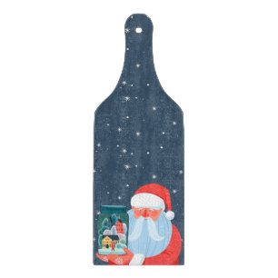 Planche À Découper Russe Santa Claus Mason Jar Town