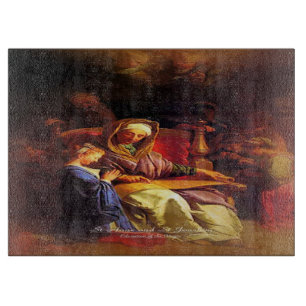 Planche À Découper Saints Anne et Joachim, Parents de Marie