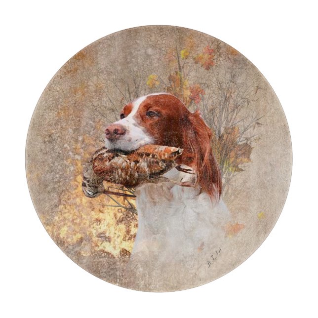 Planche À Découper Saison de chasse à la bécasse (Devant)