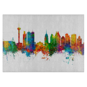 Planche À Découper San Antonio Texas Skyline