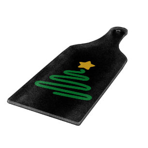 Planche À Découper Sapin de Noël drôle