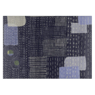 Planche À Découper sashiko japonais coutures ressemblant à un motif