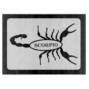 Planche À Découper Scorpio noir Scorpion étoile