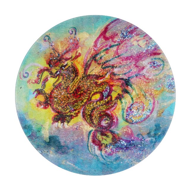 Planche À Découper SEA DRAGON Aqua Imaginaire bleu rose (Devant)