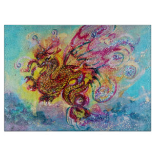 Planche À Découper SEA DRAGON Aqua Imaginaire bleu rose