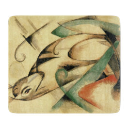 Planche À Découper Seated Mythical Animal (par Franz Marc)