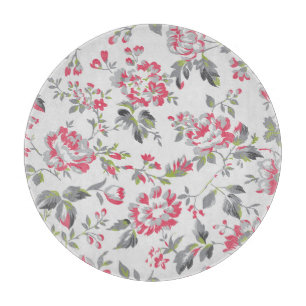 Planche À Découper Shabby Chic Floral Rose Motif