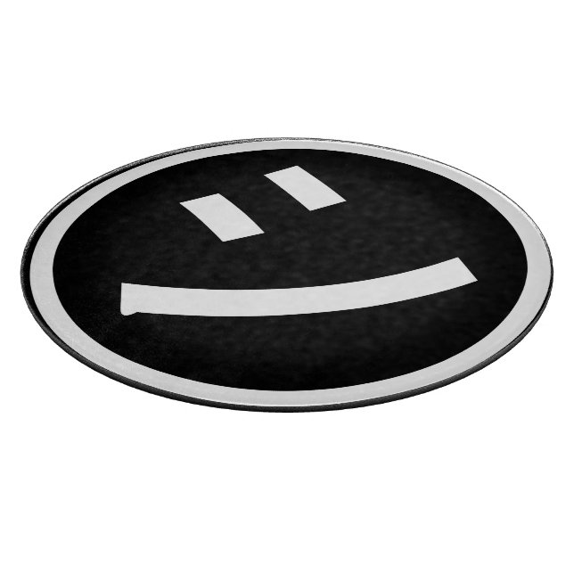 Planche À Découper ㋛ Shi Kana Katakana Smiling Emoji / Emoticon (Coin)
