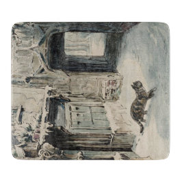 Planche À Découper Simpkin le chat sort (par Beatrix Potter)