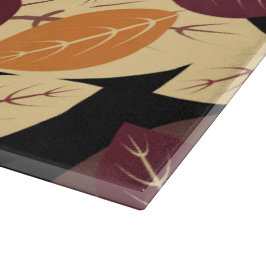 Planche À Découper Simple automne laisse foncé