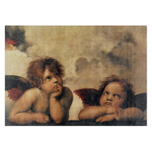 Planche À Découper Sistine Madonna Angels par Raphael Sanzio (Devant)