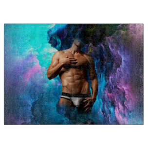 Planche À Découper SlipperyJoe homme musclé sous-vêtements bulle dyna