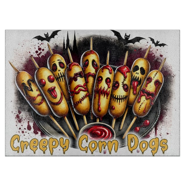 Planche À Découper Snacks éffrayants pour Ghoulish Gathermes (Devant)
