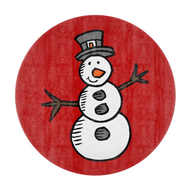 Planche À Découper Snowman (Devant)