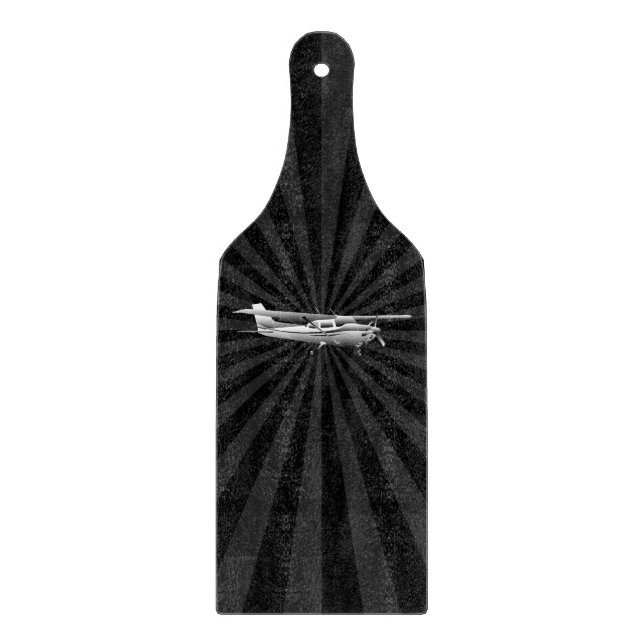 Planche À Découper Soleil d'éclatement volant de la silhouette de Ces (Devant)