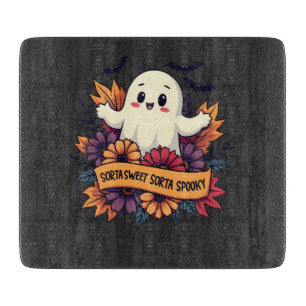 Planche À Découper Sorta Sweet Sorta Éffrayant Halloween Fantôme Auto