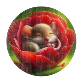 Planche À Découper Souris couchée