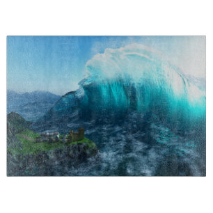 Planche À Découper Sous la Commission de coupe des vagues