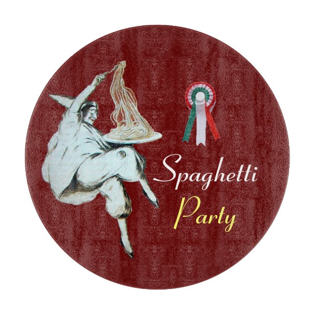 PLANCHE À DÉCOUPER SPAGHETTI PARTY CUISINE ITALIENNE, RESTAURANT (Devant)