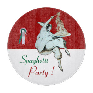 Planche À Découper SPAGHETTI PARTY CUISINE ITALIENNE, RESTAURANT Roug