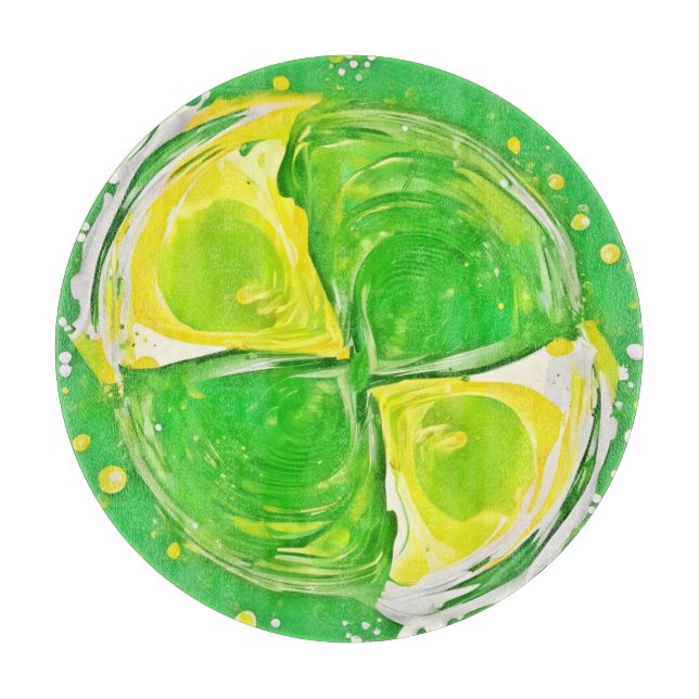 Planche À Découper Spirale vert lime (Devant)
