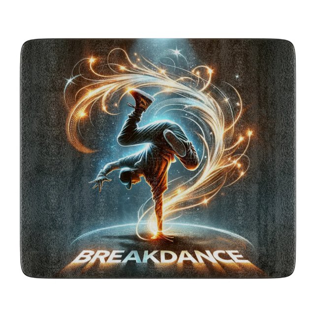 Planche À Découper "Spotlight Groove" - ​ ​ dansant sous les projecte (Devant)