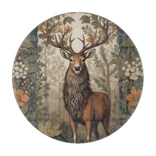 Planche À Découper Stag Dans La Forêt William Morris Inspiré