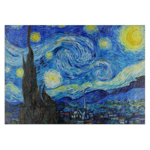 Planche À Découper Starry Night Vincent Van Gogh peintre paris