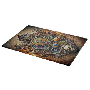 Planche À Découper Steampunk Art Cutting Board
