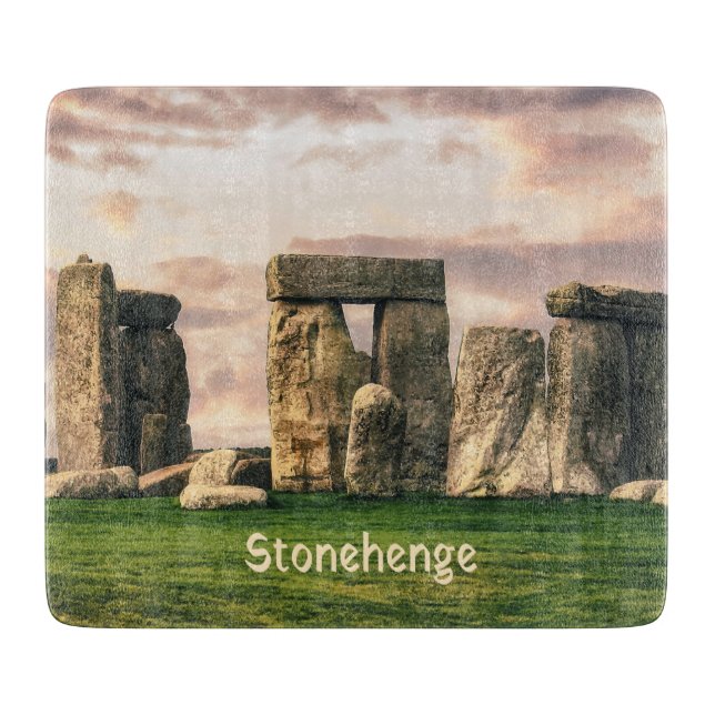 Planche À Découper Stonehenge Angleterre Royaume-Uni (Devant)