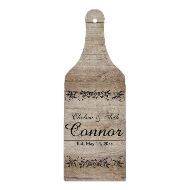 Planche À Découper Style de grange personnalisée (Devant)