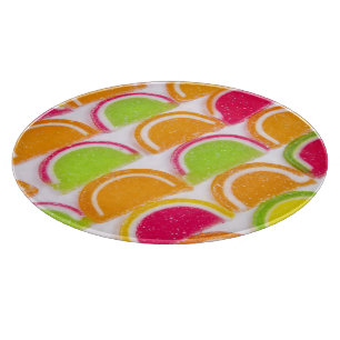 Planche À Découper Sucrerie différente colorée de gelée