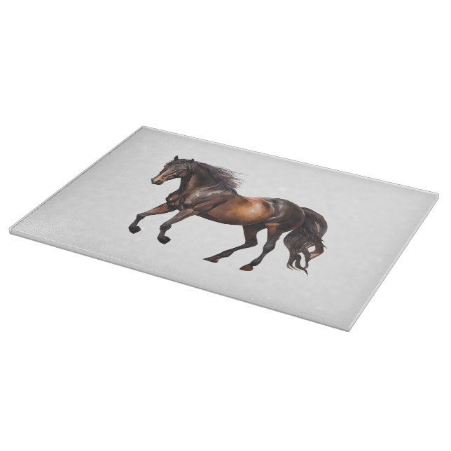 Planche À Découper Sud-Ouest Animal Cheval Cowboy Cowgirl  (Coin)