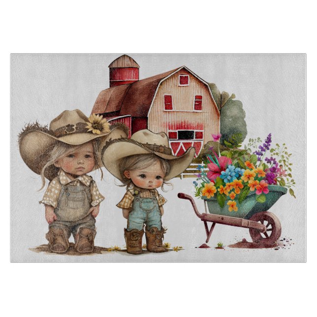 Planche À Découper Sur La Ferme (Devant)