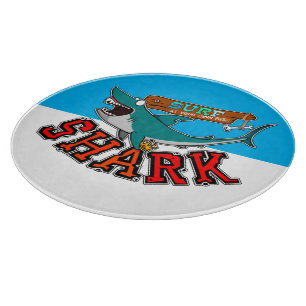 Planche À Découper Surf with shark