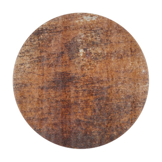 Planche À Découper Surface métallique texturée rouillée (Devant)