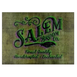 Planche À Découper Symbole de la société Halloween Witch Salem Broom