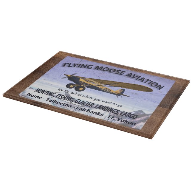 Planche À Découper Symbole de l'aviation vintage de l'orignal (Coin)