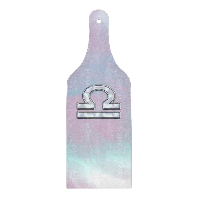 Planche À Découper Symbole moderne Libra Zodiac Mère de style Pearl (Devant)