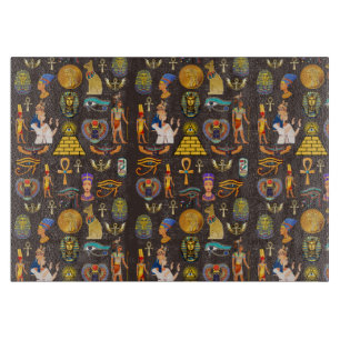 Planche À Découper Symbole Motif égyptien Hiéroglyphique antique