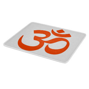 Planche À Découper Symbole Om indien