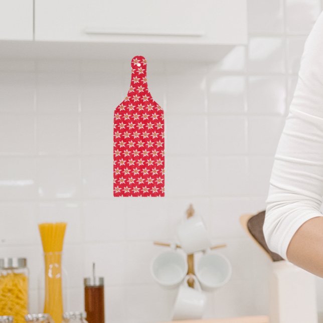 Planche À Découper Symbole suisse Motif de fleurs Edelweiss (Edelweiss pattern Cutting Board)