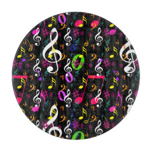Planche À Découper Symboles musicaux Design Motif