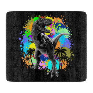 Planche À Découper T-Rex Dinosaur Jurassique Reptile sur les Peinture