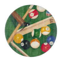 Table de billard Lifelike avec boules et craie