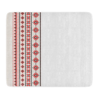 Planche À Découper Table de coupe avec ornement ukrainien.