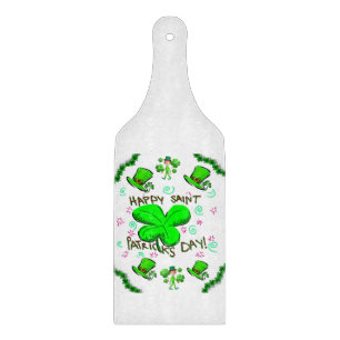 Planche À Découper Table de coupe de verre Bonne Saint Patrick's Day