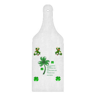 Planche À Découper Table de coupe de verre Bonne Saint Patrick's Day